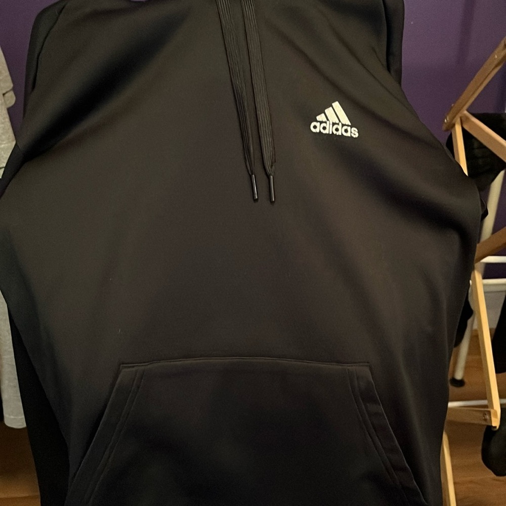 Mens adidas hooded sweatshirt size M
